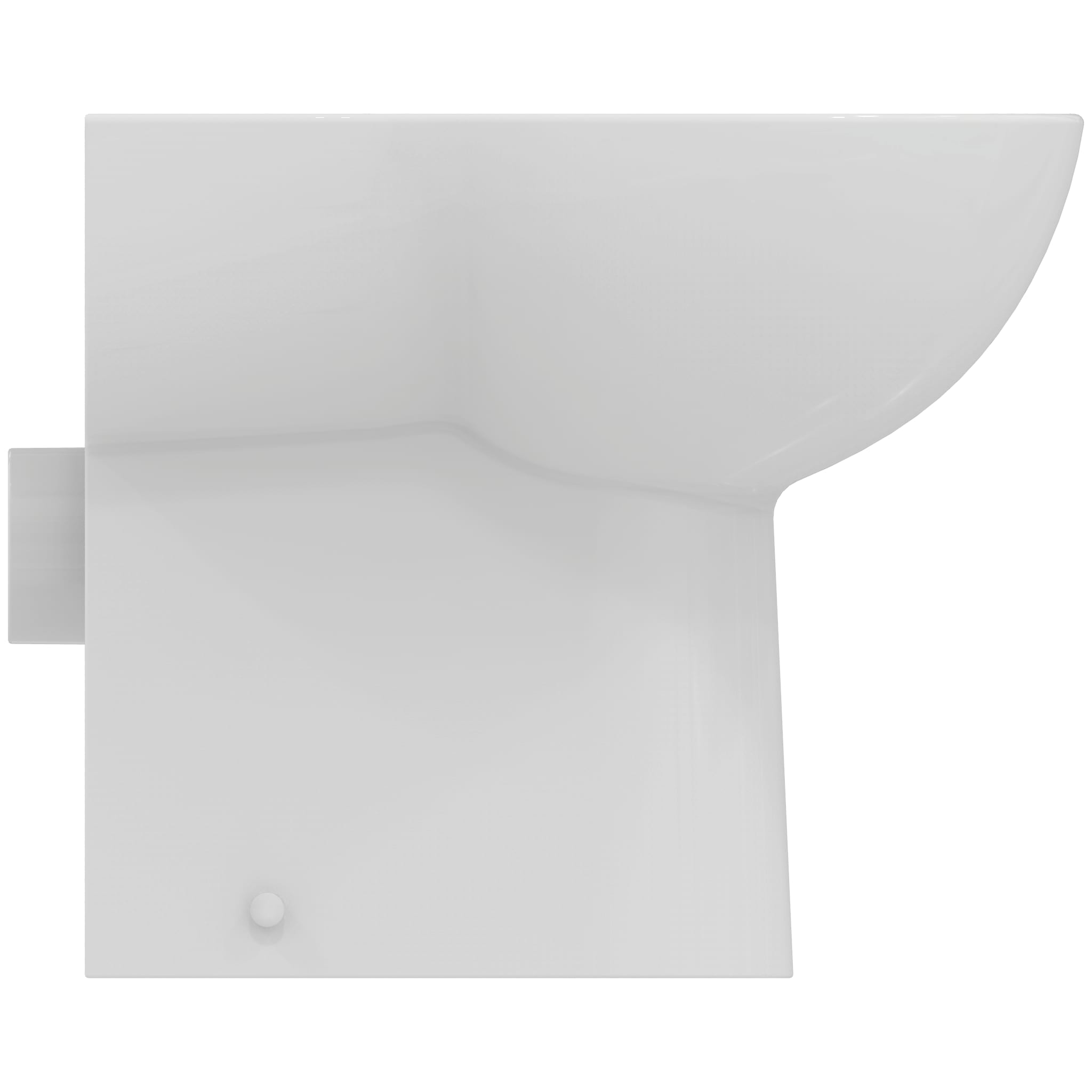 Armitage Shanks Contour 21+ raised height back-to-wall rimless toilet bowl with raised height horizontal outlet and anti-microbial glaze