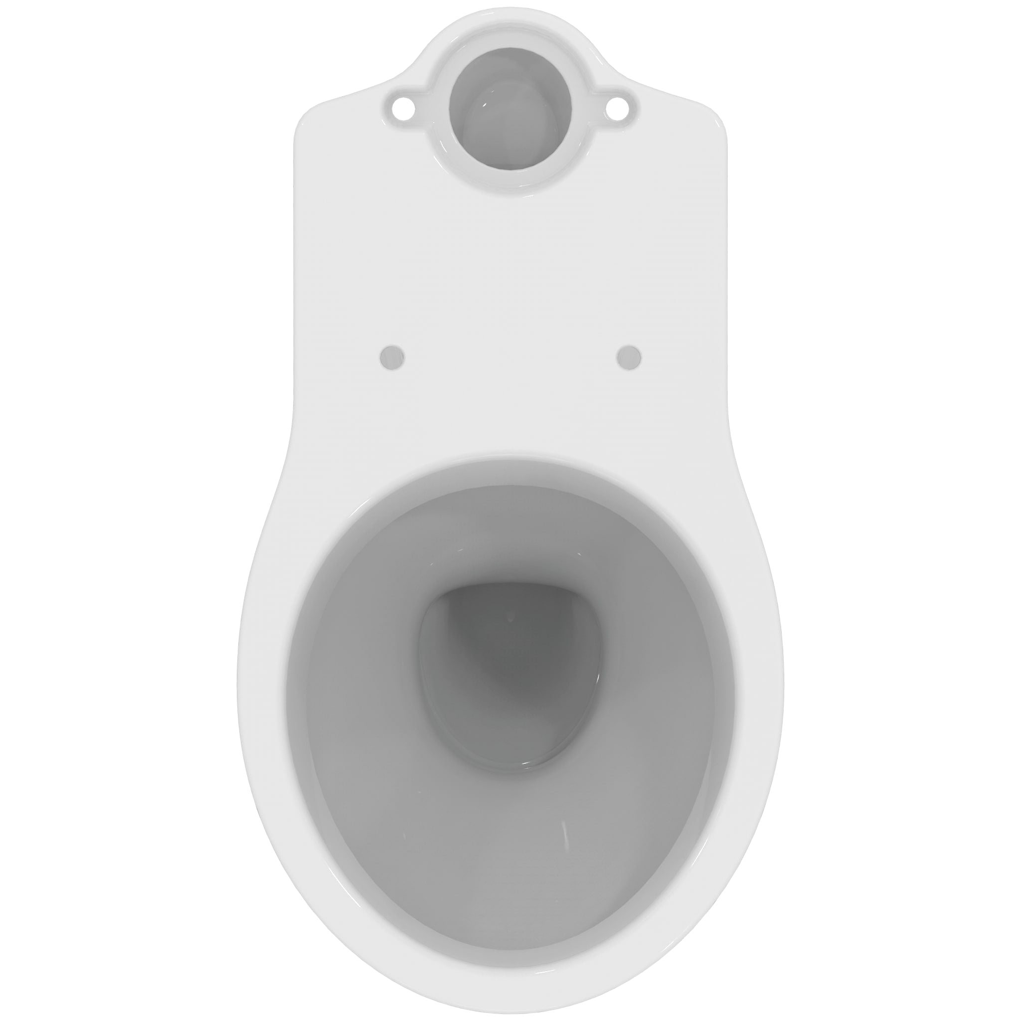 Armitage Shanks Sandringham 21 raised height close coupled toilet bowl with horizontal outlet