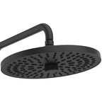 Ideal Standard Ceraflow T25+ shower diverter system with 260mm 2 function showerhead and 100mm 2 function handspray Matt Black Finish