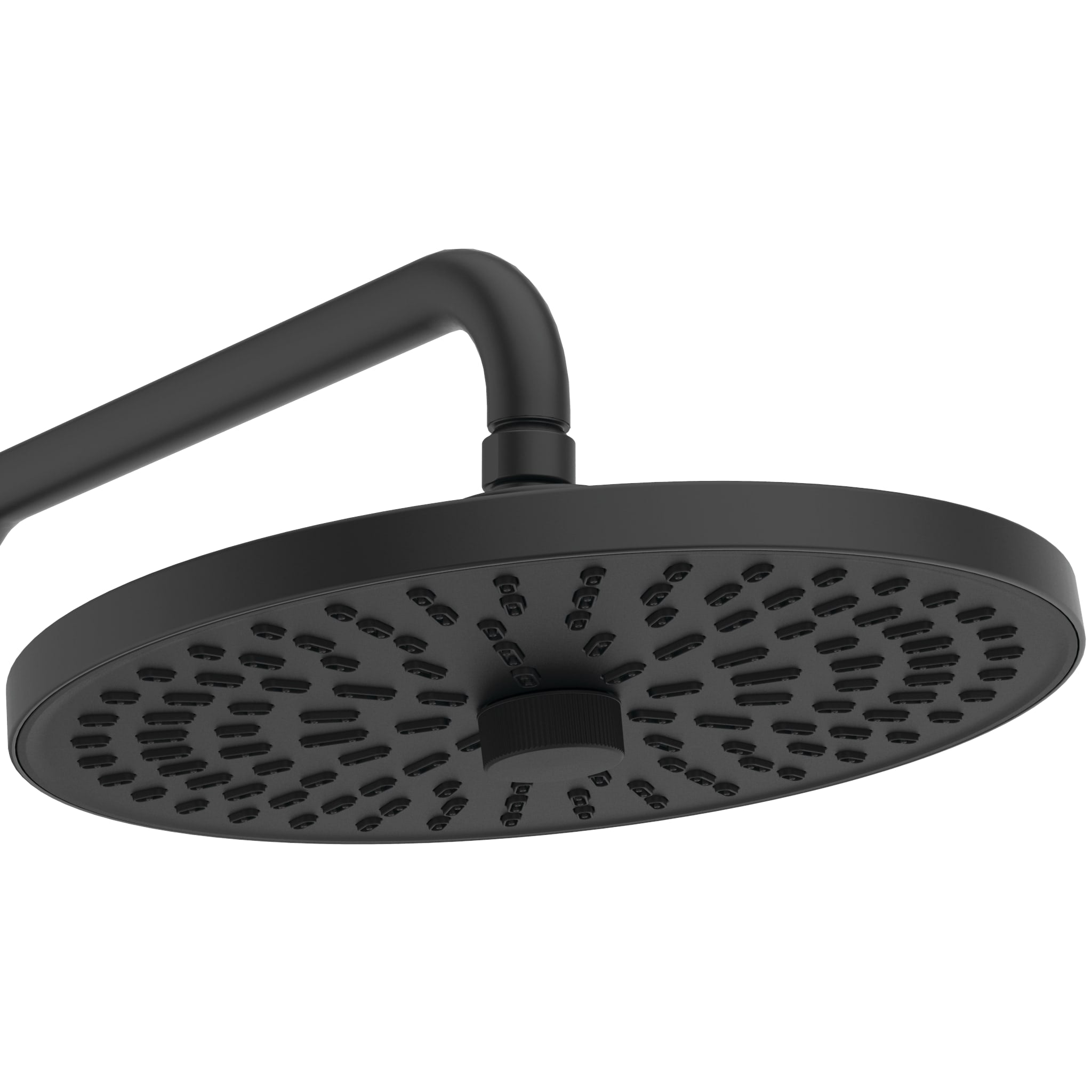 Ideal Standard Ceraflow T25+ shower diverter system with 260mm 2 function showerhead and 100mm 2 function handspray Matt Black Finish