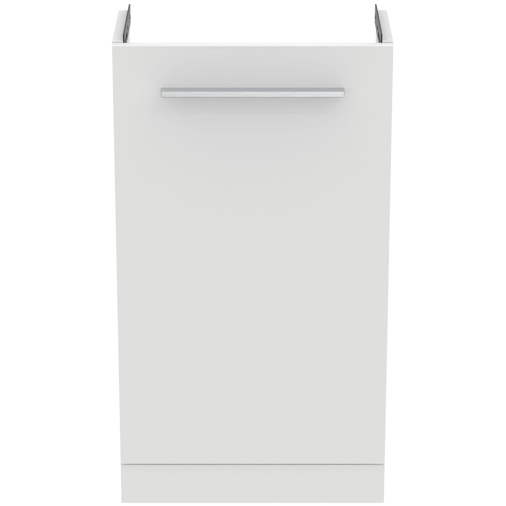 Ideal Standard i.Life S 41cm floor standing guest washbasin unit with 1 door, matt white