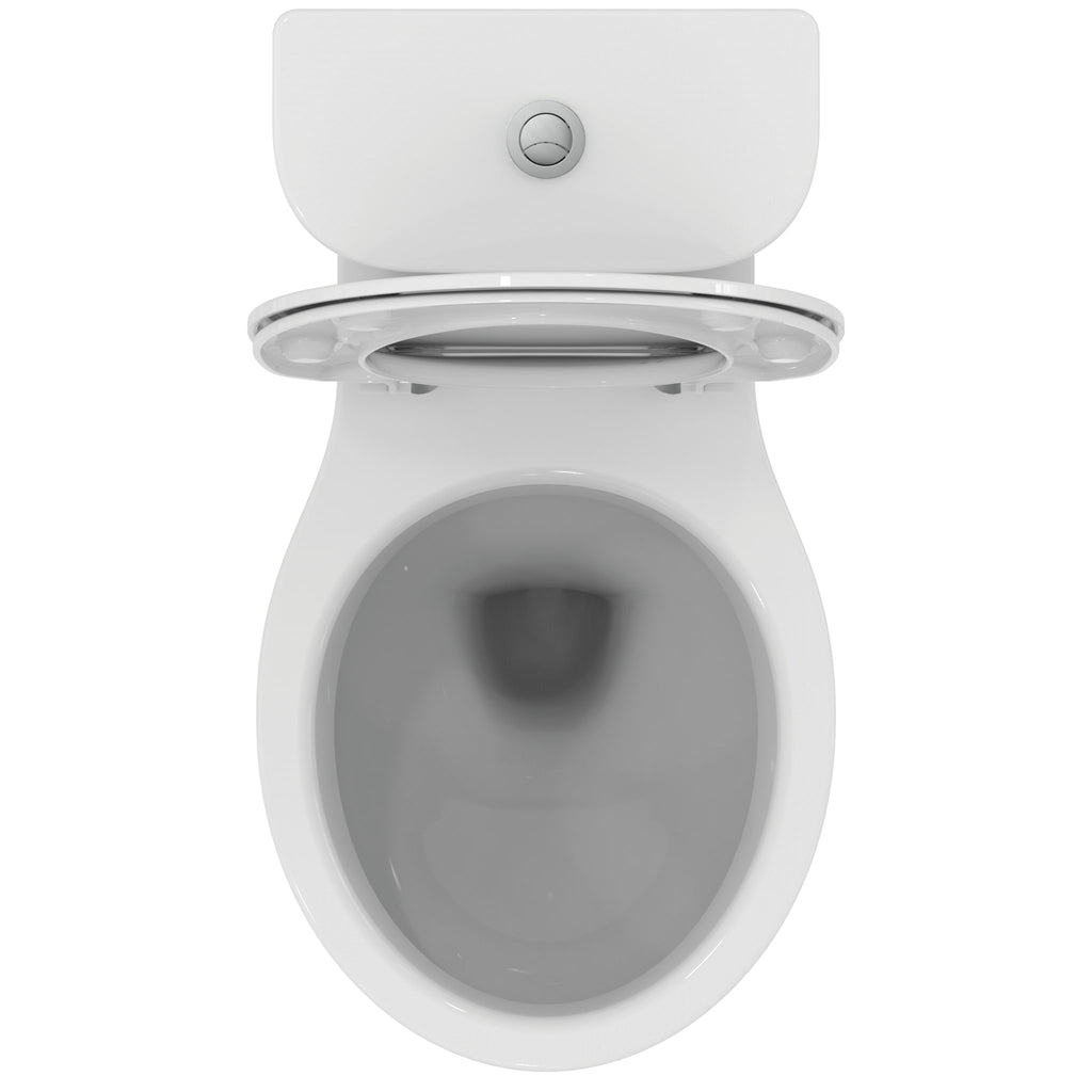 Armitage Shanks Uni toilet seat and cover with metal hinges