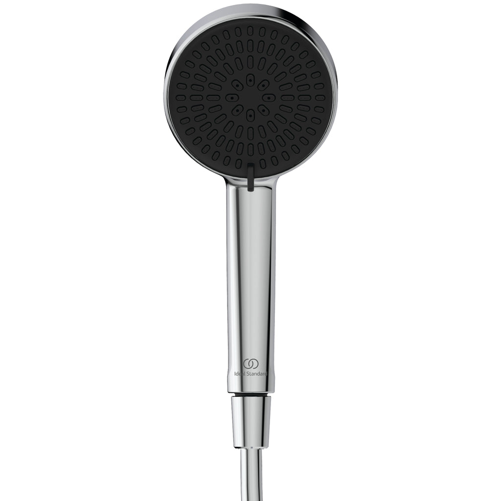 Ideal Standard Ceraflow T25+ shower diverter system with 260mm 2 function showerhead and 100mm 2 function handspray Chrome