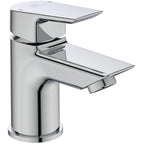 Ideal Standard Tesi single lever mini basin mixer smooth body and 5 litre per minute eco flow regulator Chrome