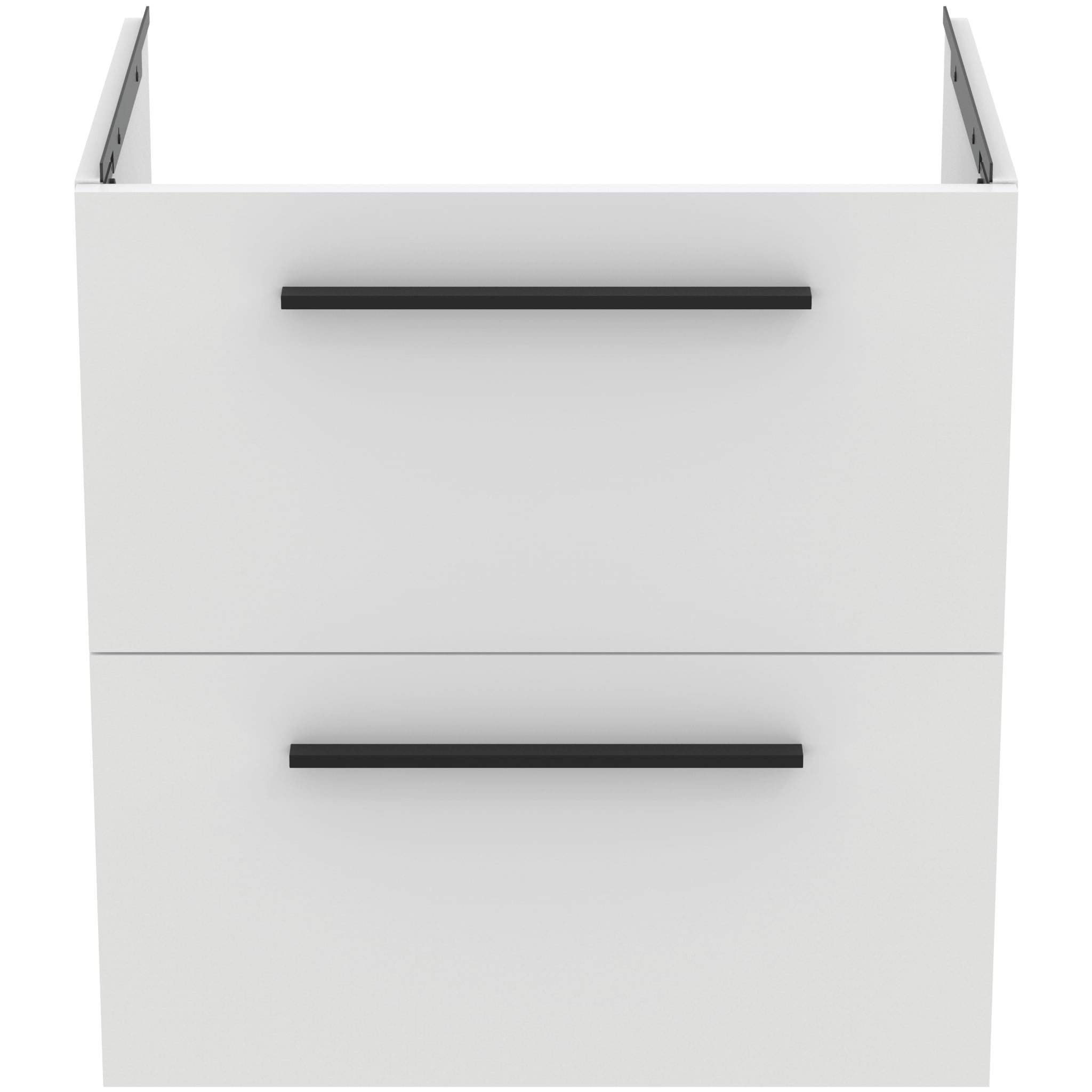 Ideal Standard i.Life A 600mm wall hung vanity unit with 2 drawers (separate handles required), matt white
