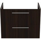 Ideal Standard i.Life B 800mm Wall Hung Vanity Unit With 2 Drawers Coffee Oak