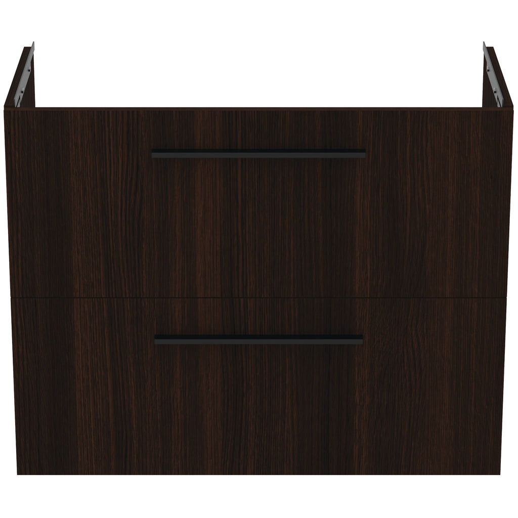 Ideal Standard i.Life S Wall Hung Vanity Unit 800mm 2 Drawers Coffee Oak