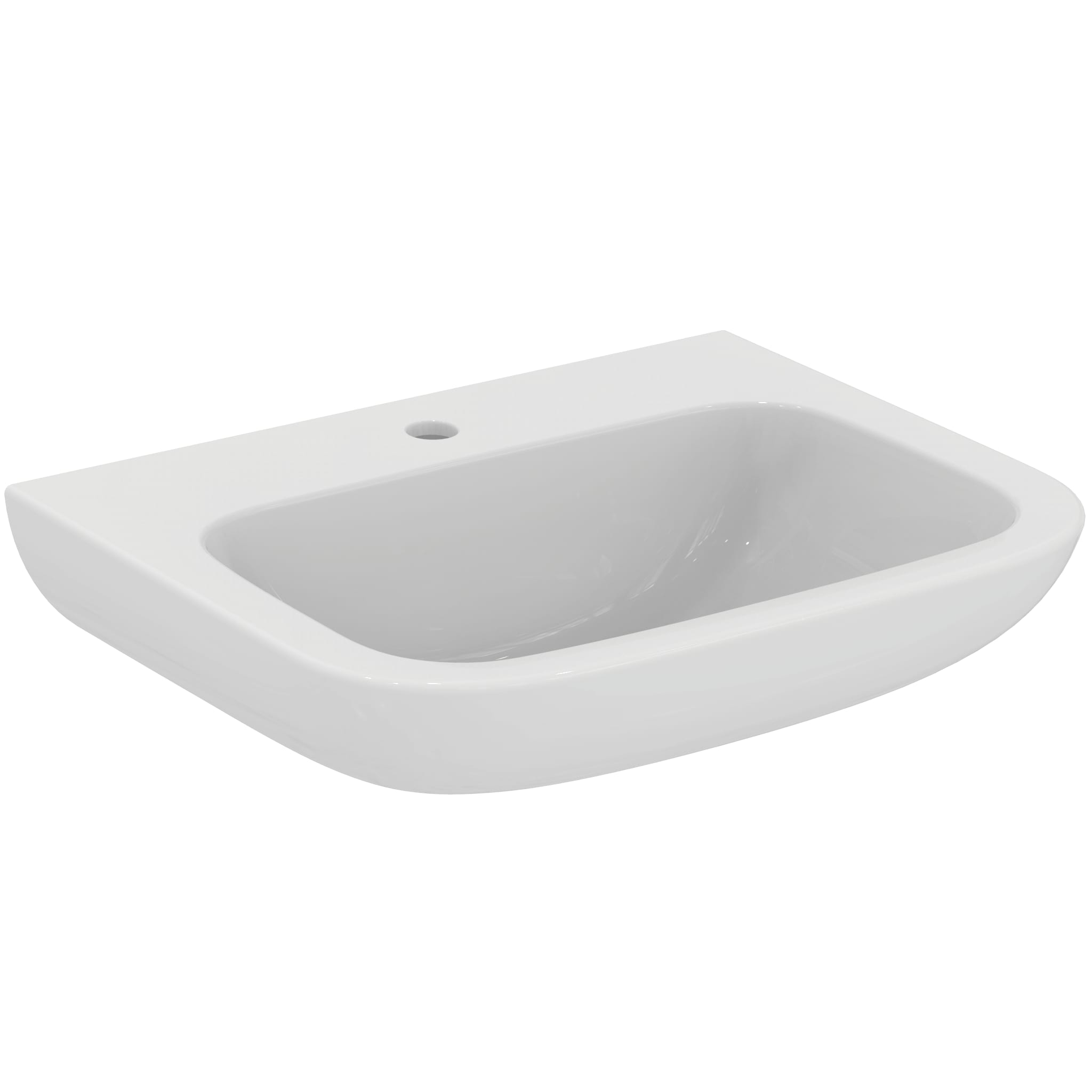 Armitage Shanks Portman 21 60cm 1 taphole washbasin, no overflow or chainstay hole.