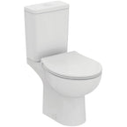Ideal Standard Simplicity+ Close-coupled open bowl toilet bundle 365x620mm horizontal outlet