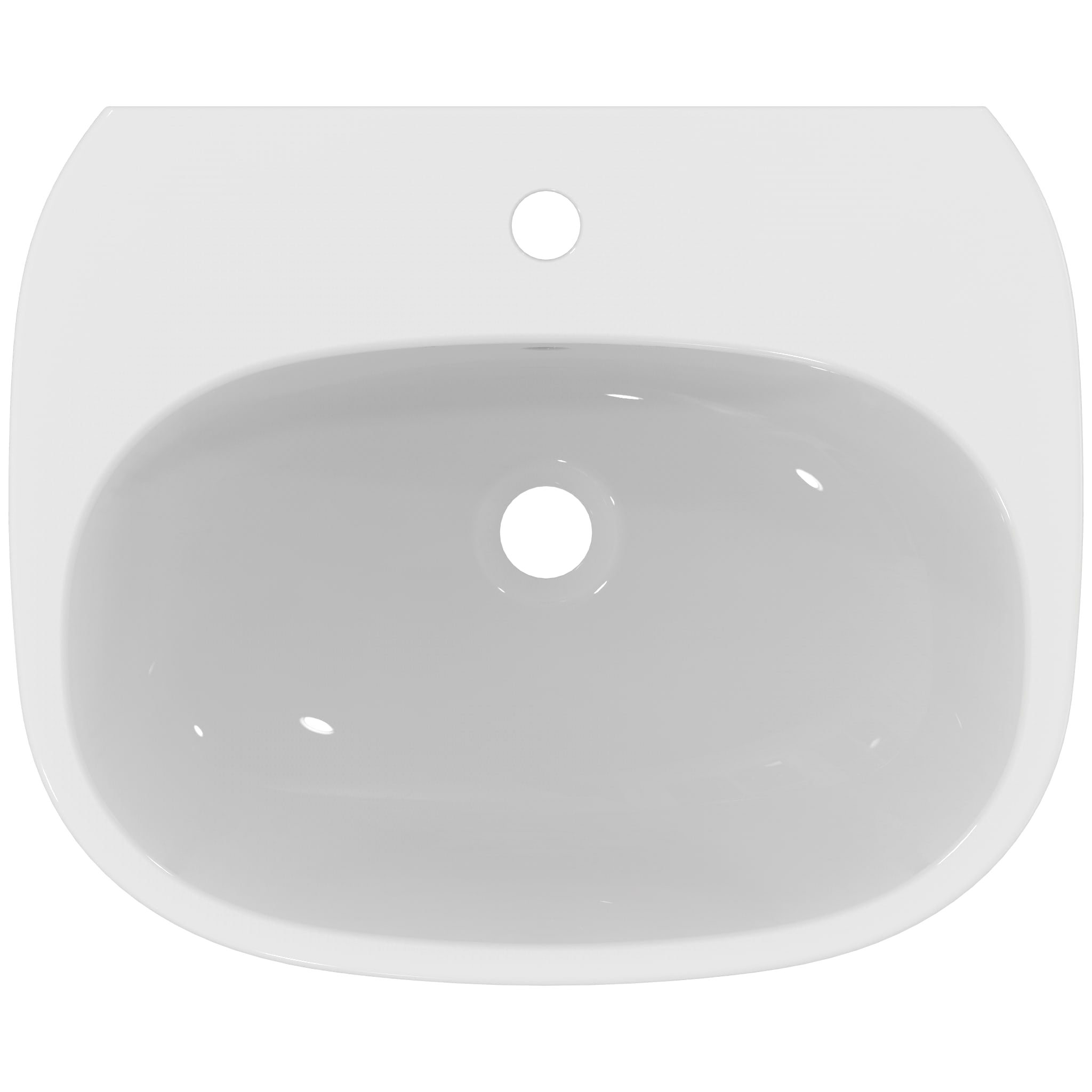Ideal Standard Tesi 55cm 1 taphole washbasin with overflow