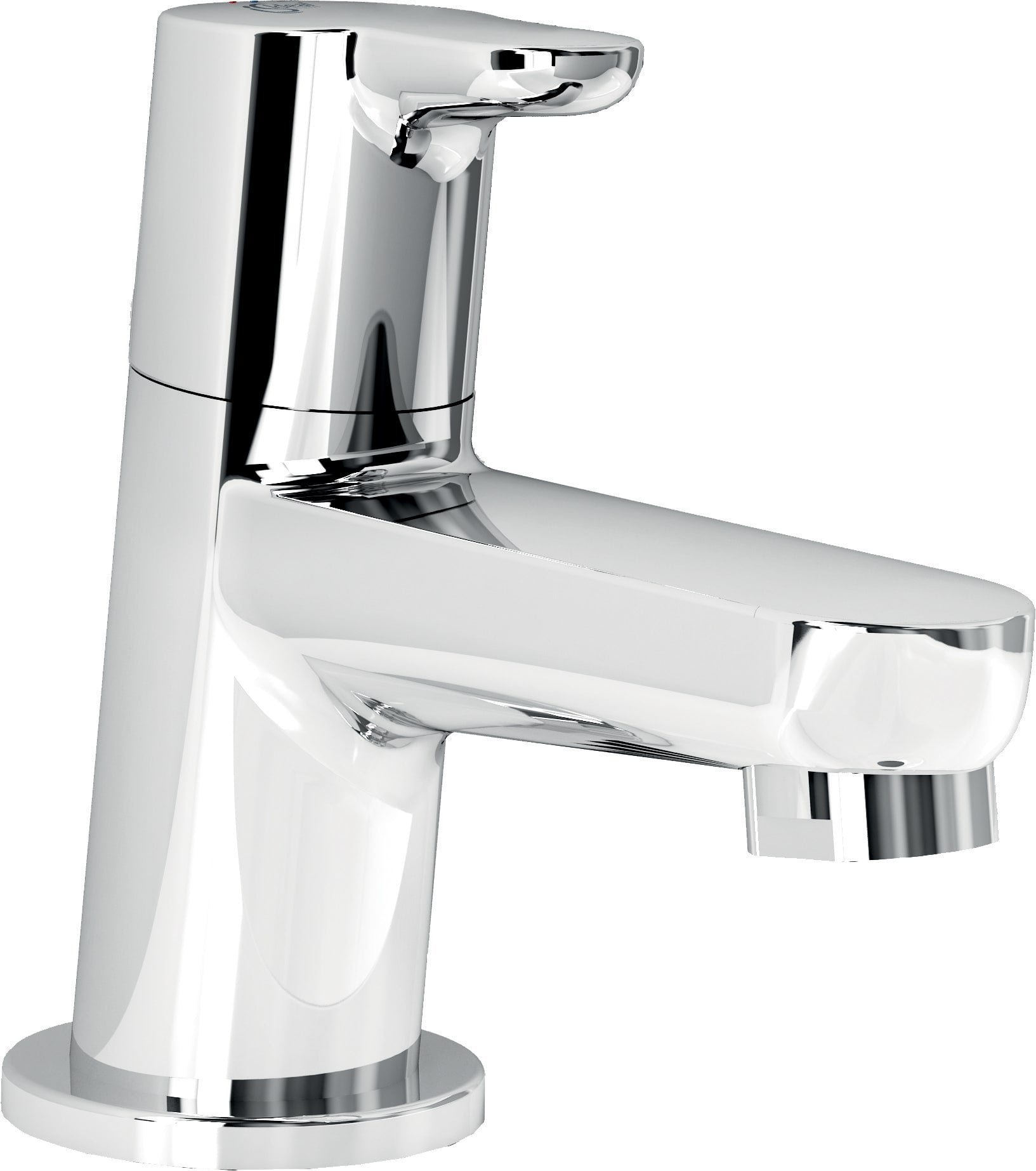 Ideal Standard Concept Blue Basin Pillar Taps Chrome