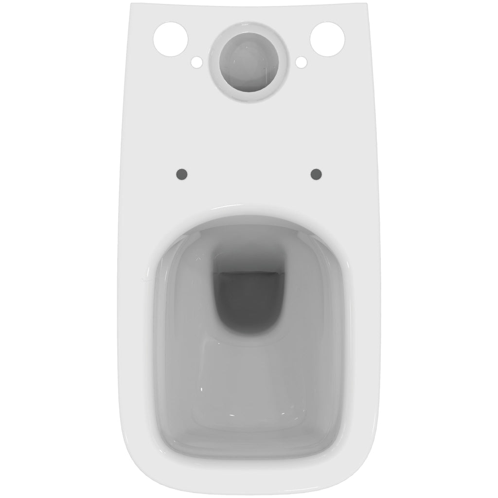 Ideal Standard i.Life A Close Coupled Back To Wall Toilet Rimless Pan (open back) with horizontal outlet