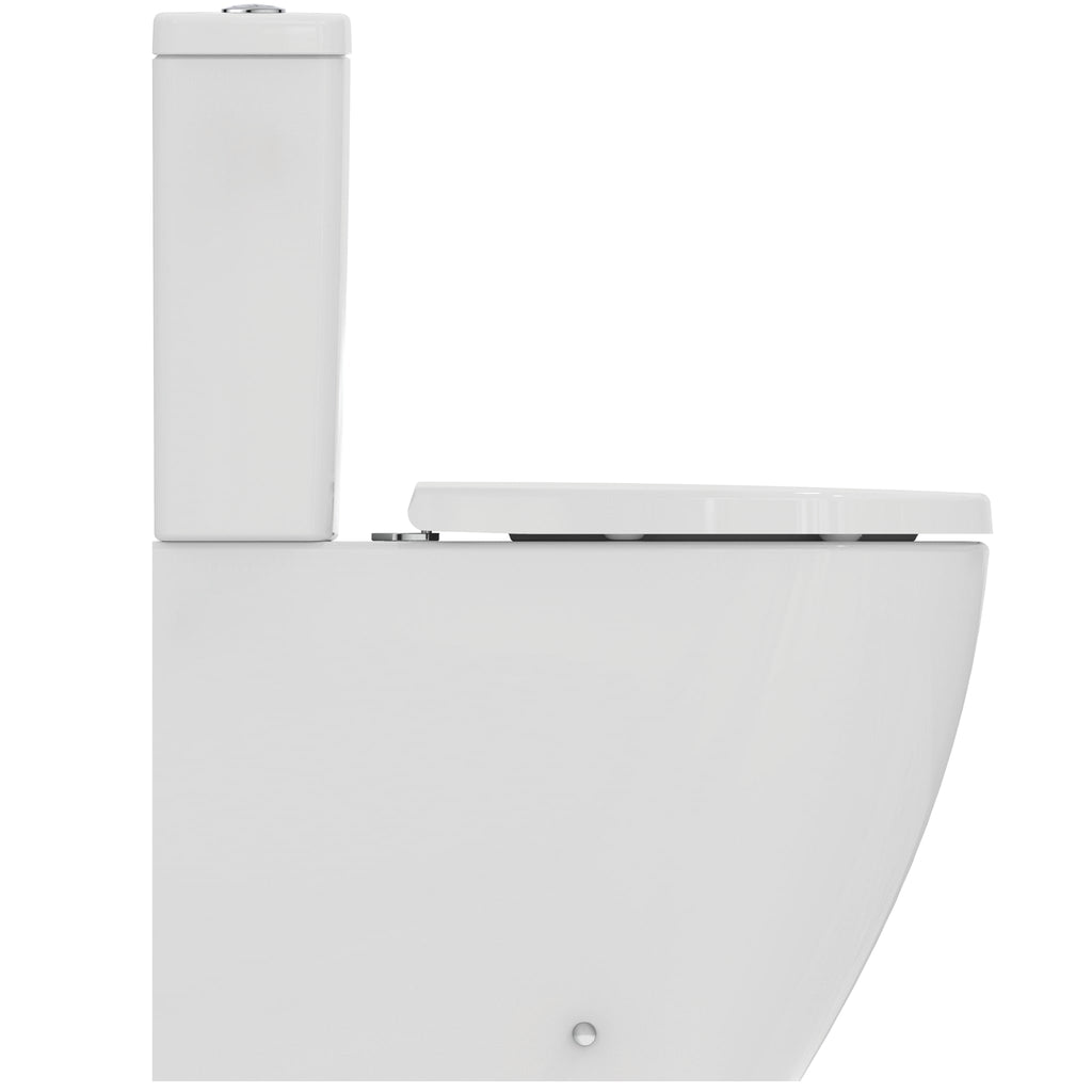 Ideal Standard i.Life A & S close coupled compact cistern 4/2 6 litre dual flush valve bottom supply and internal overflow, white
