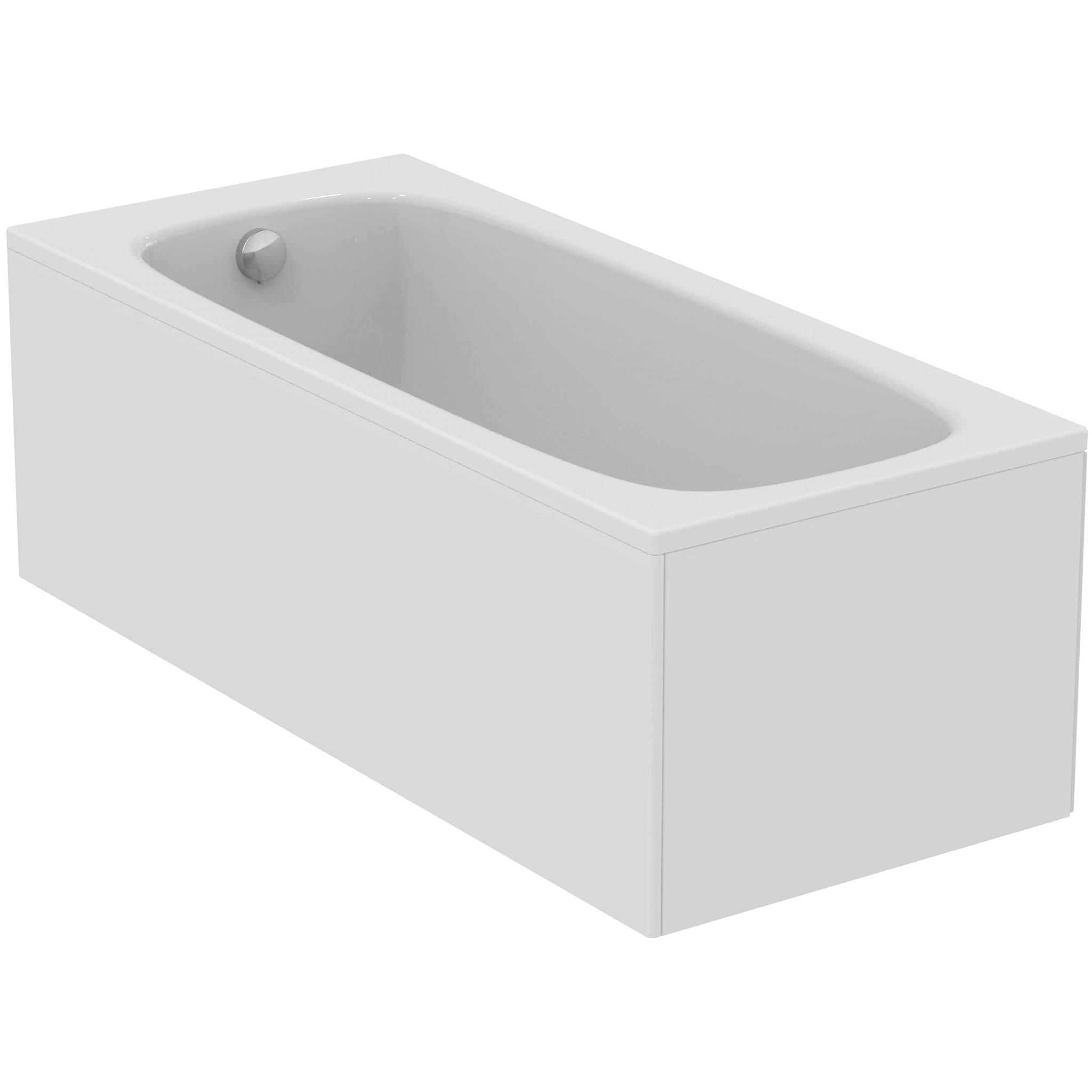 Ideal Standard i.life 160cm x 70cm rectangular idealform bath with no tap holes