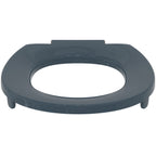 Armitage Shanks Contour 21 toilet seat only with top fixing hinges and retaining buffers, charcoal