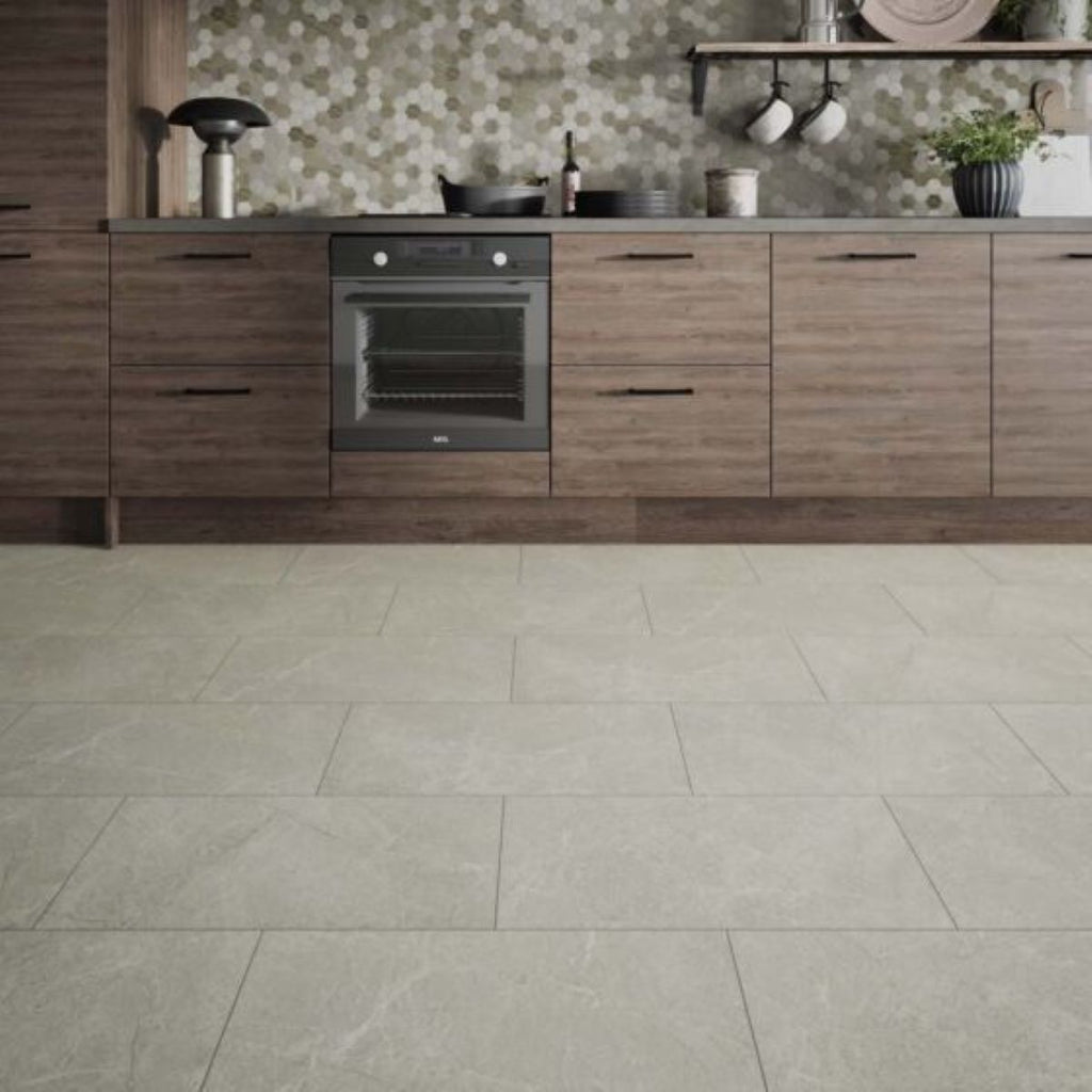 Verona Clicklux Chamonix Marble Beige 305 x 610mm SPC Flooring Pk/10