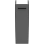 Ideal Standard i.Life A Slimline Pedestal Vanity Unit 225 x 260mm 1 Door Quartz Grey Matt