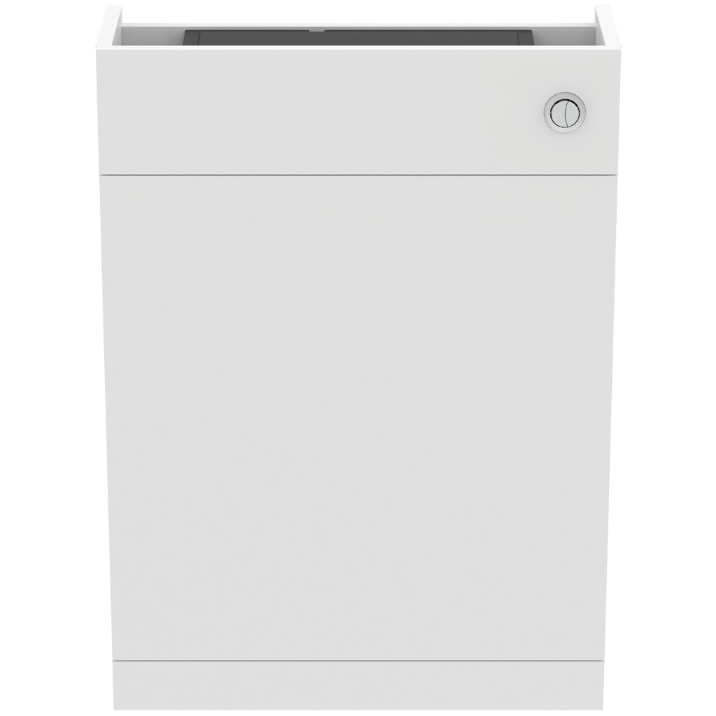 Ideal Standard i.Life S Compact Toilet Unit with Adjustable Cistern for 6/4 Or 4/2 6 Litre Flush, 600(W) x 210(D)mm, White Matt Fitted
