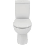 Ideal Standard Simplicity+ Close-coupled open bowl toilet bundle 365x620mm horizontal outlet
