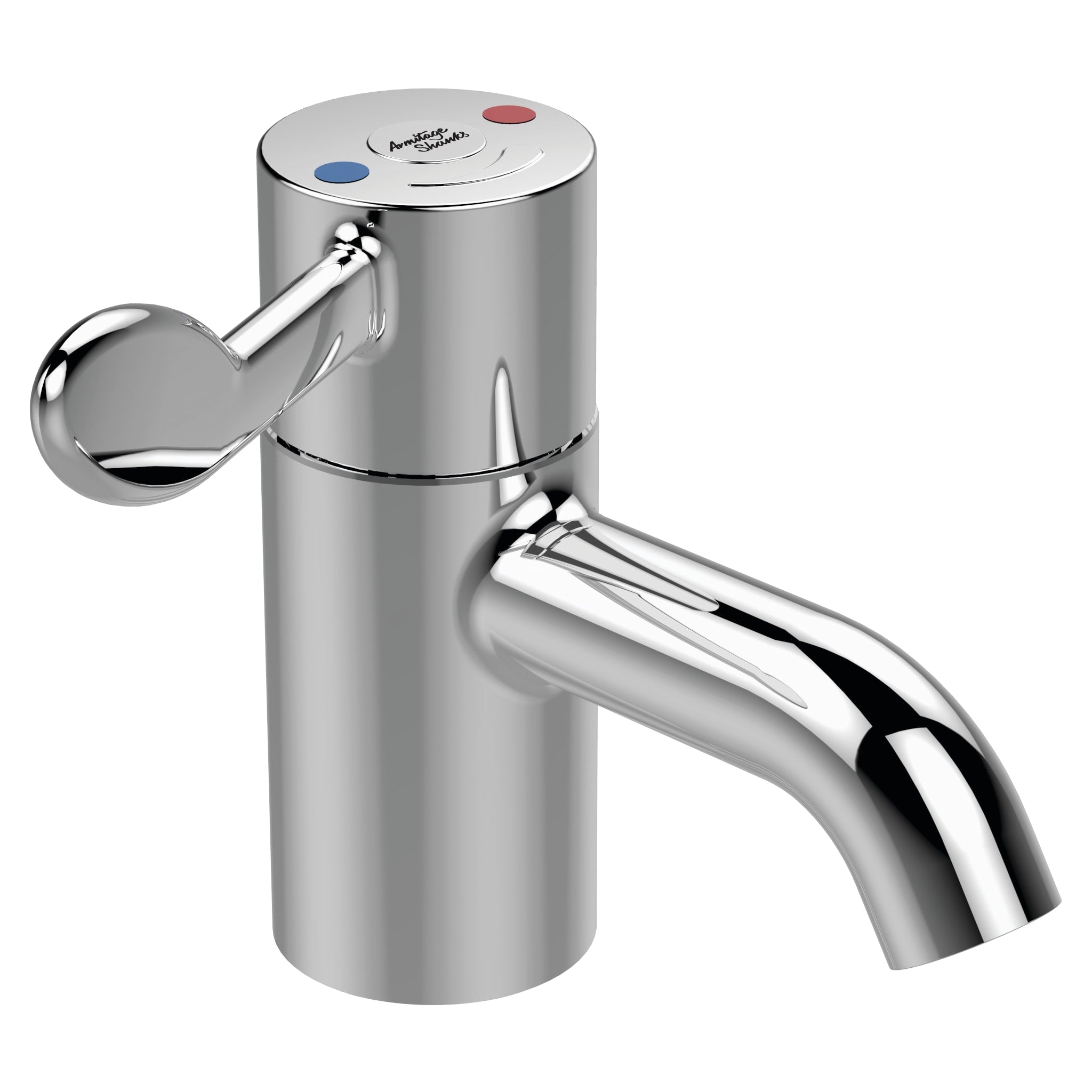 Armitage Shanks Contour 21+ 1 taphole thermostatic basin mixer with single sequential lever and copper tails
