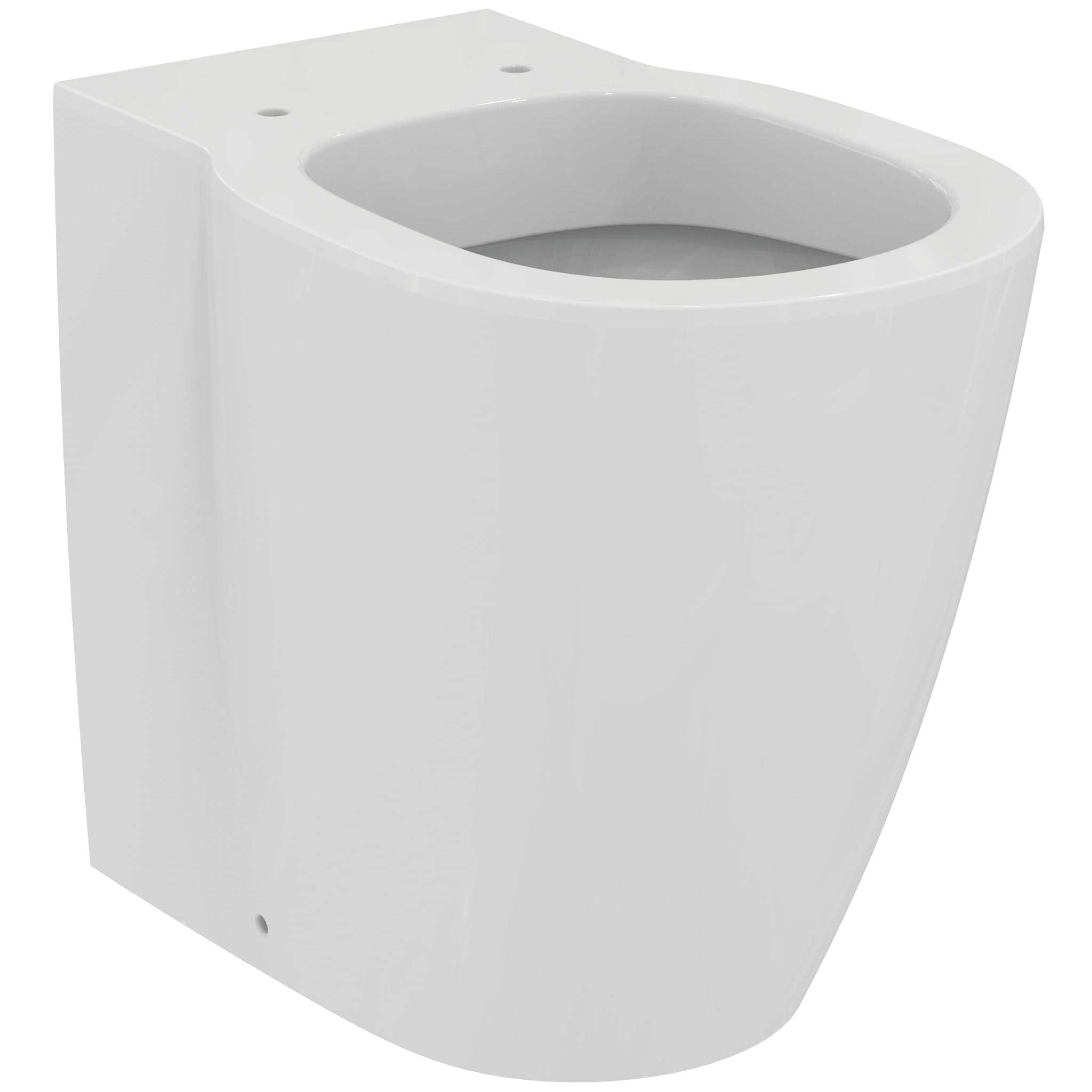 Ideal Standard Concept Freedom back-to-wall raised height toilet bowl with horizontal outlet