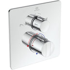 Ideal Standard Concept Easybox Slim Thermostatic Bath Shower Mixer Square A5880AA.