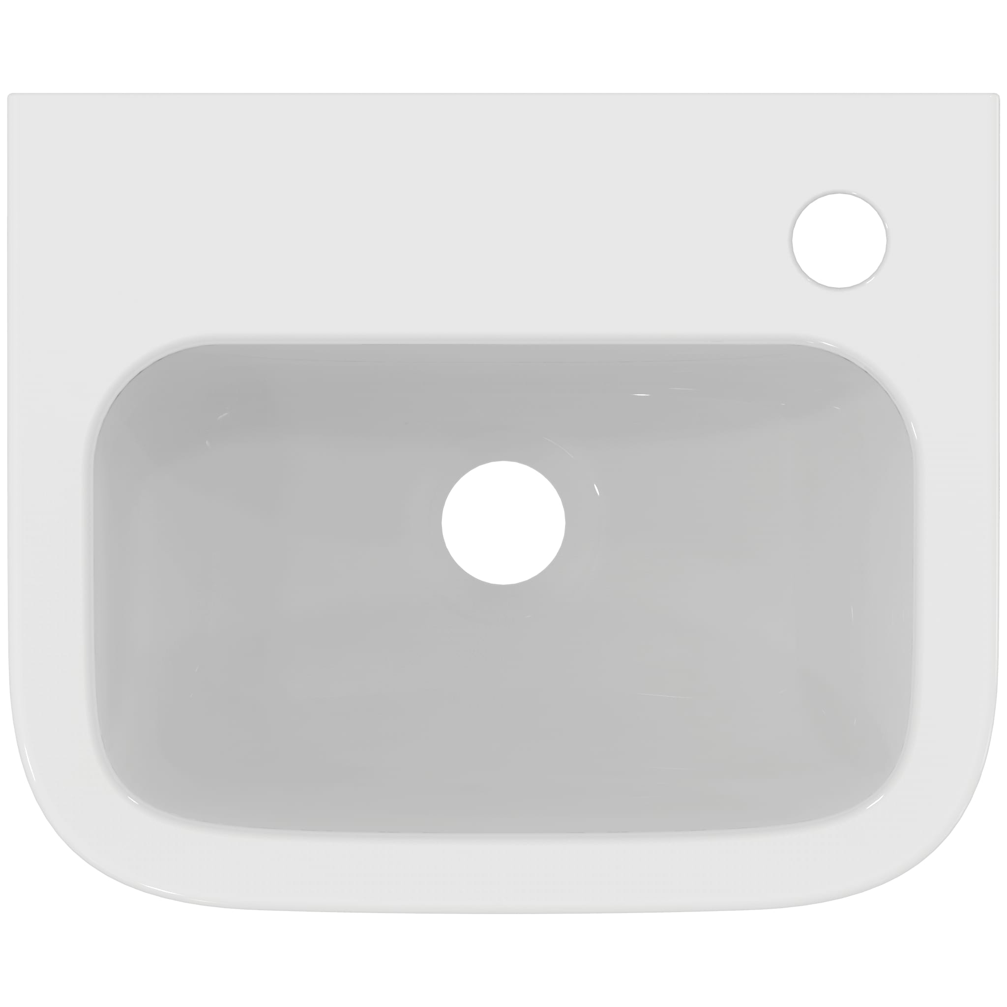 Armitage Shanks Contour 21 37cm right-hand taphole handrinse basin no overflow or chain hole