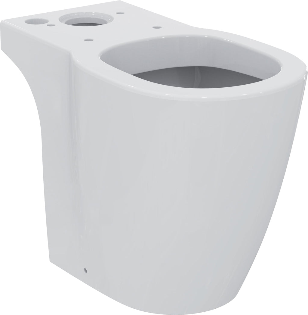 Ideal Standard Concept Freedom close coupled raised height toilet bowl with horizontal outlet
