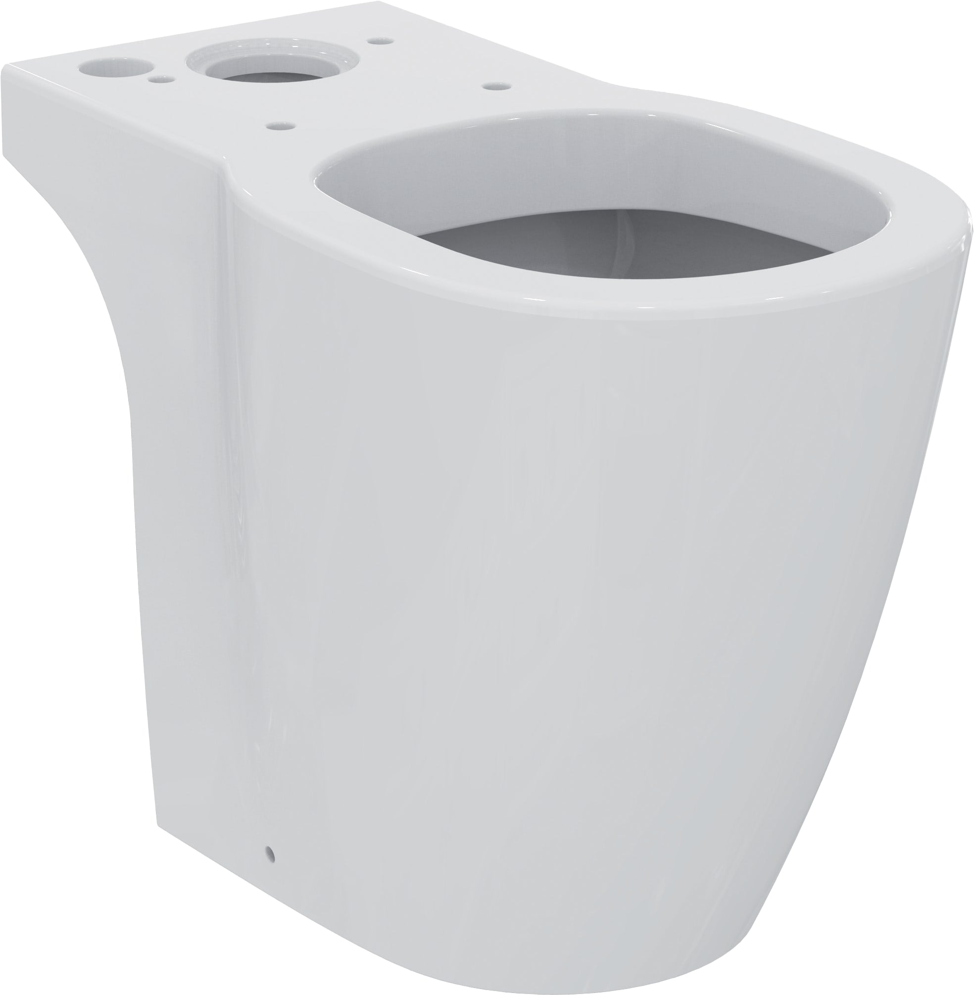 Ideal Standard Concept Freedom close coupled raised height toilet bowl with horizontal outlet