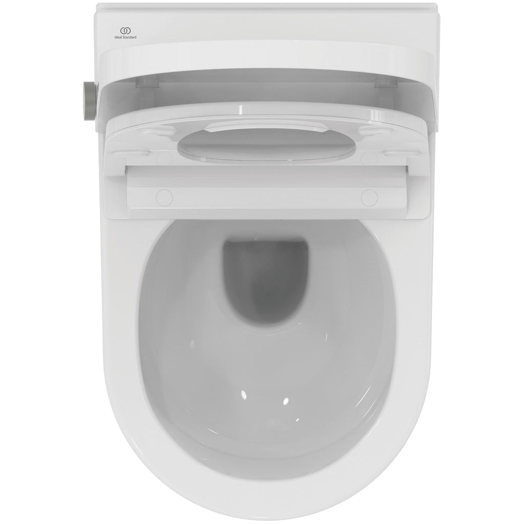 Ideal Standard I.Life E Wall-Hung Shower Toilet Bowl 412x610x425mm Washdown Horizontal Outlet