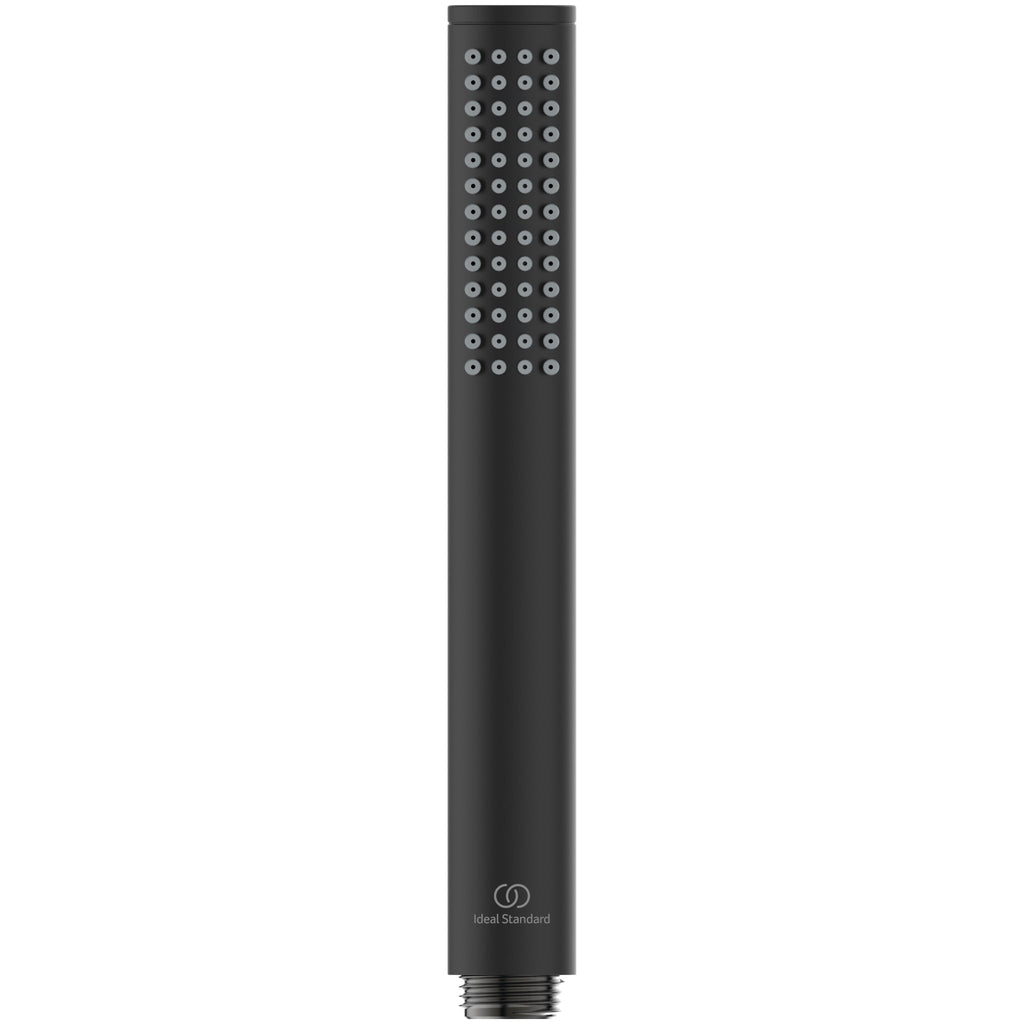 Ideal Standard Silk Black Shower Handset - Contemporary Showers - Useful Addition to A Fixed Shower Head BC774XG.
