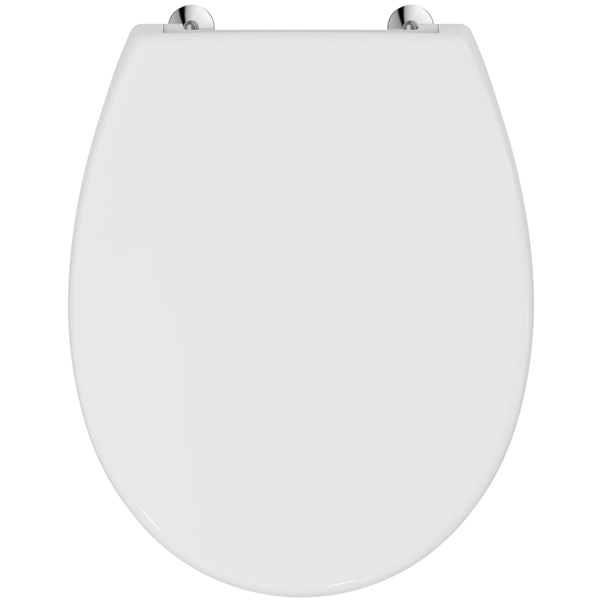 Armitage Shanks Contour 21 toilet seat and cover with bottom fixing hinges for 305mm toilet bowls, white.