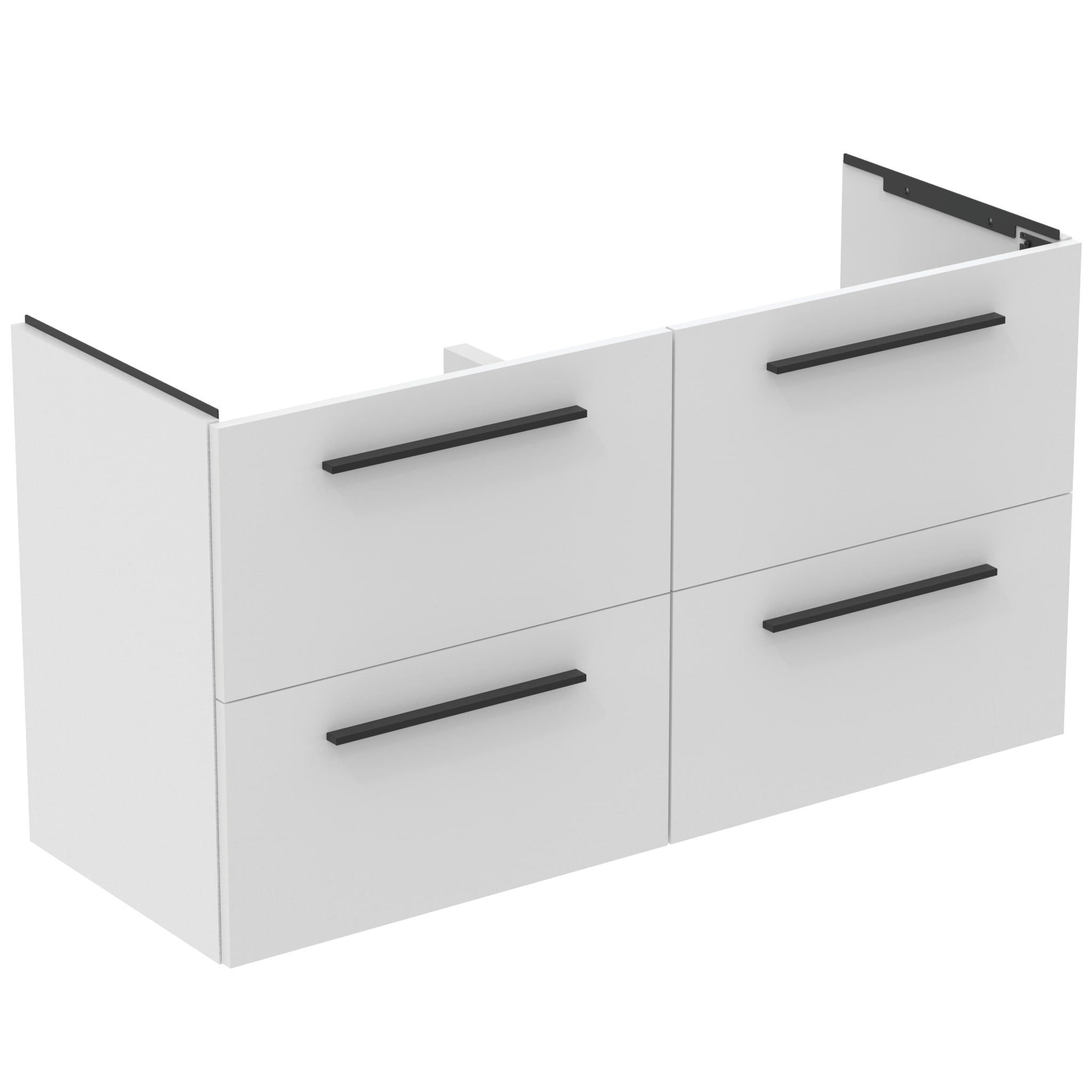 Ideal Standard I-life Basin unit 1200 x 440 x 630 mm in Matt White 4 drawer T5513DU.
