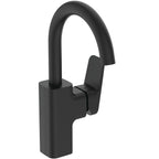 Ideal Standard Ceraplan Single Lever High Spout Swan Basin Mixer Silk Black