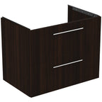 Ideal Standard i.Life B 800mm Wall Hung Vanity Unit With 2 Drawers Coffee Oak
