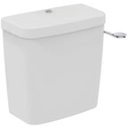 Armitage Shanks Contour 21 Schools close coupled delay fill 4.5 litre cistern, single flush syphon, spatula lever, bottom supply, interl overflow with secure cover fastener