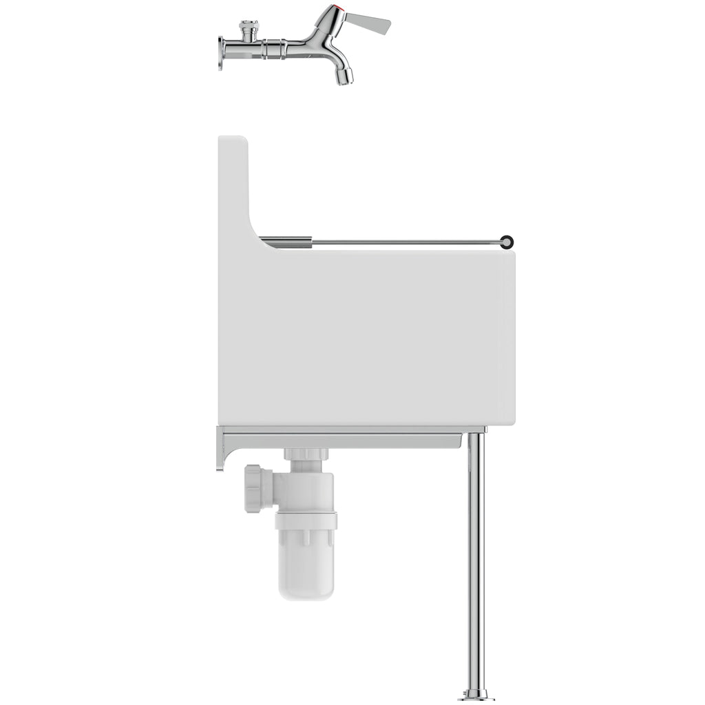 Armitage Shanks - 510 x 380mm Birch Cleaners Sink Pack with Grating and Pads (S047401)