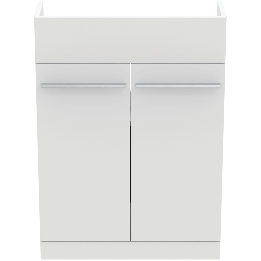 Ideal Standard i.Life S Slimline Floorstanding Semi-recess Unit 600W x 210mmD 2 Doors White Matt