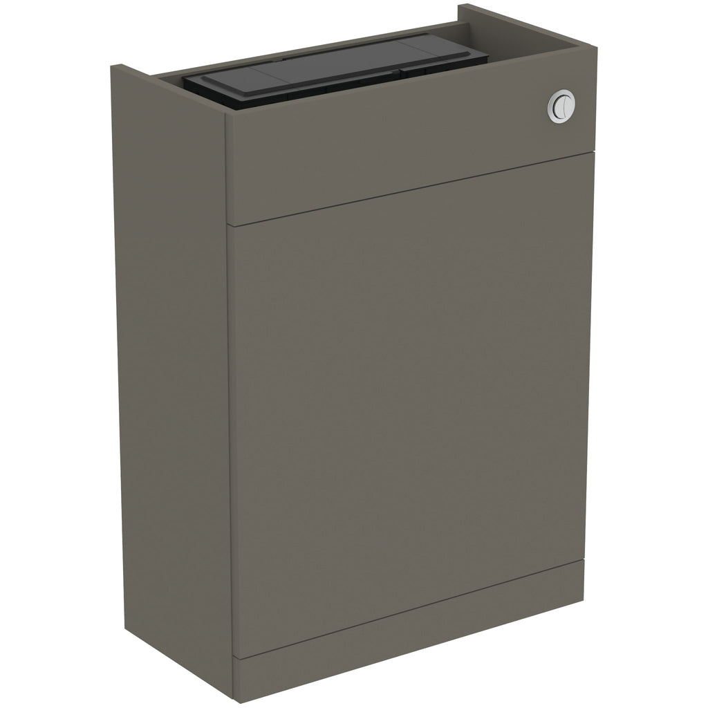 Ideal Standard i.Life A 60 cm wc unit with adjustable cistern for 6/4 or 4/2 6 litre flush, matt quartz grey