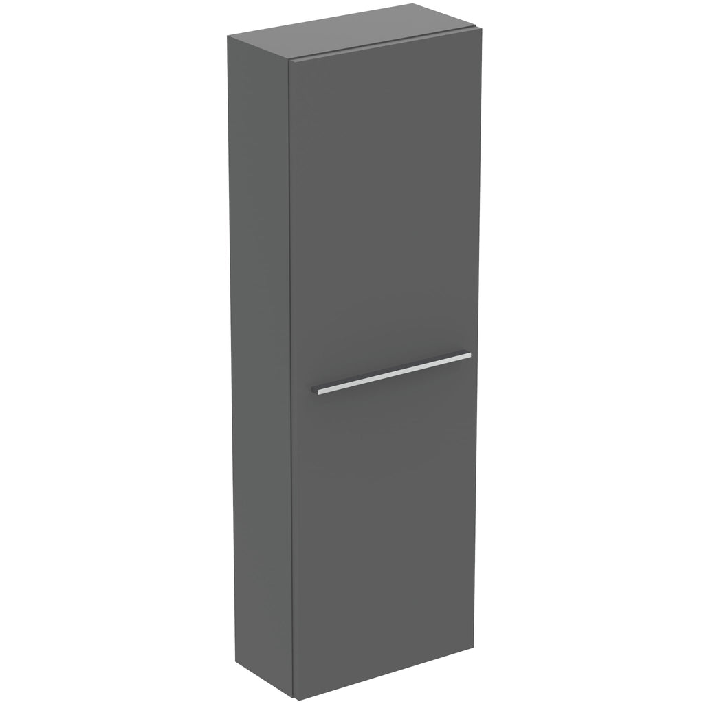 Ideal Standard i.Life S Slimline Column Unit 400W x 1200mmH 1 Door Quartz Grey Matt
