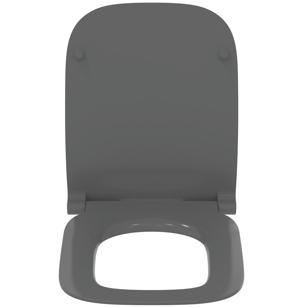 Ideal Standard i.Life B toilet seat and cover, slim, slow close, Gloss Grey