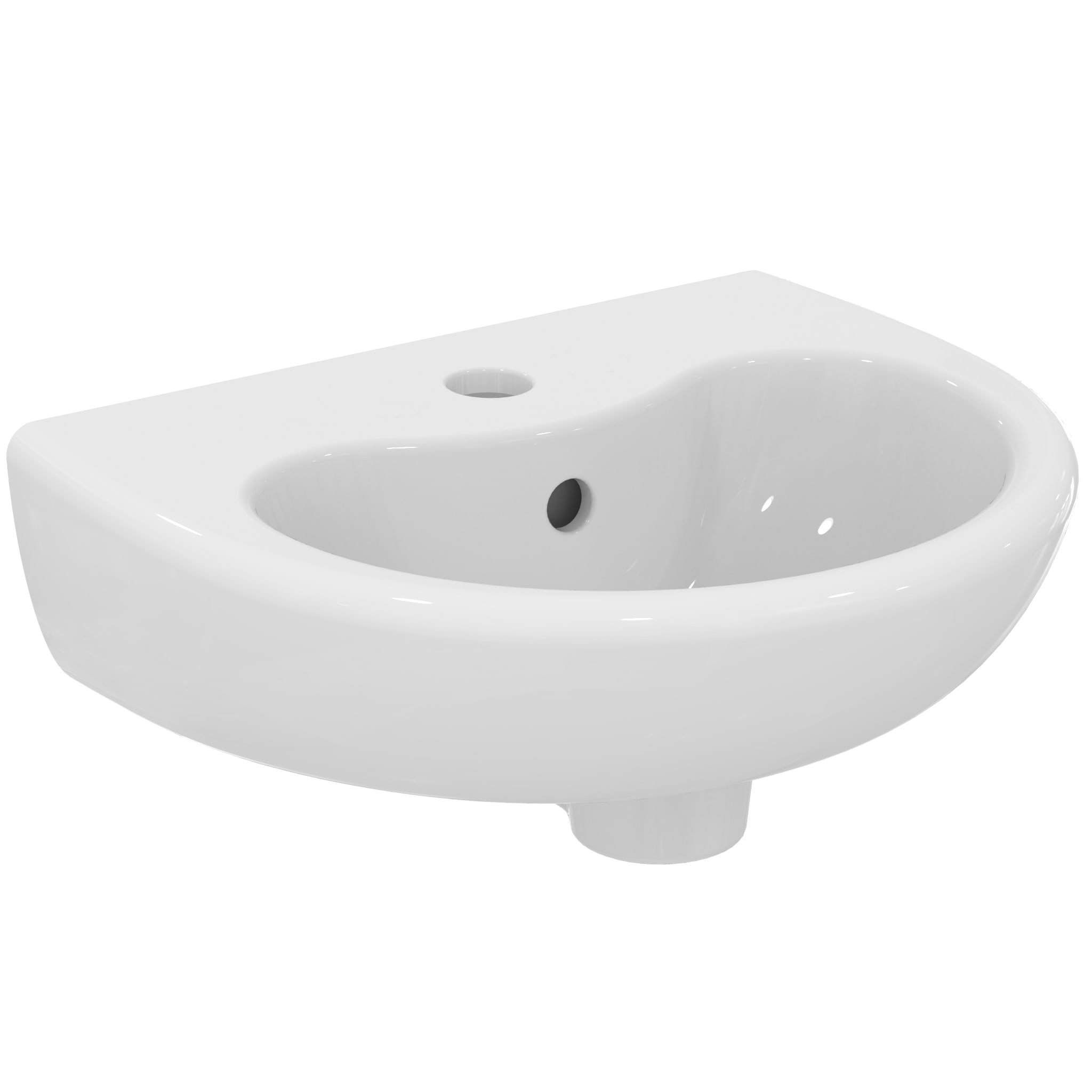 Armitage Shanks Contour 21 Splash 40cm 1 taphole schools basin with overflow