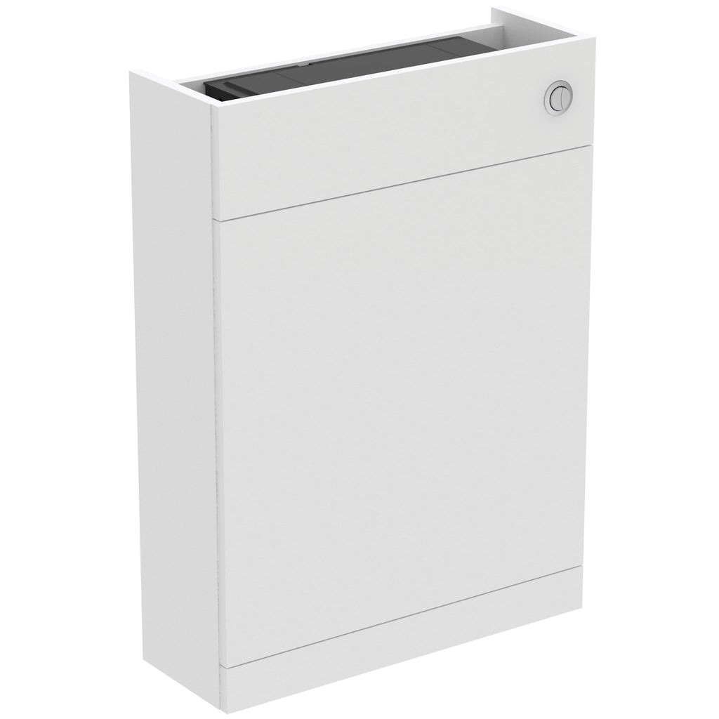 Ideal Standard i.Life S Compact Toilet Unit with Adjustable Cistern for 6/4 Or 4/2 6 Litre Flush, 600(W) x 210(D)mm, White Matt Fitted