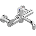 Armitage Shanks Markwik 21+ panel mounted thermostatic basin mixer, single sequential lever, demountable with detachable spout.