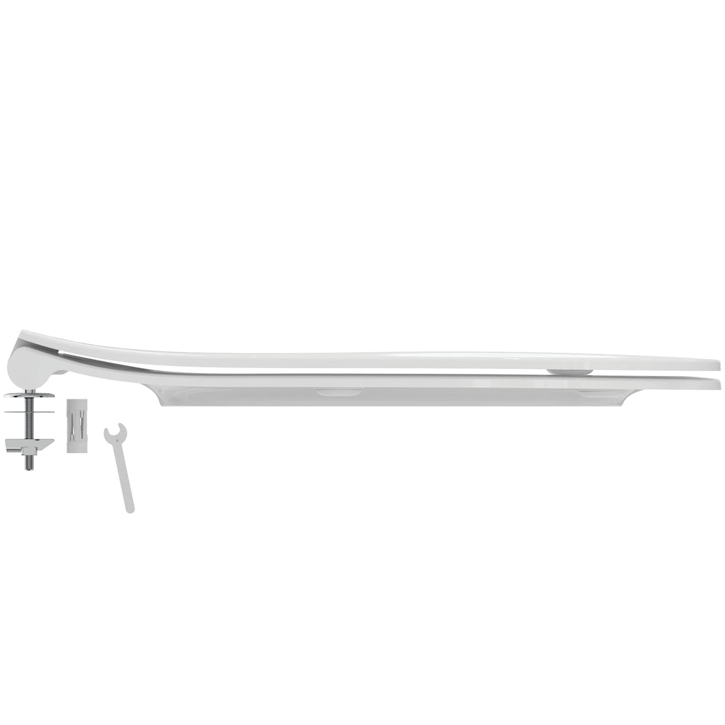 Ideal Standard Tesi slow close slim toilet seat and cover, with quick release, white