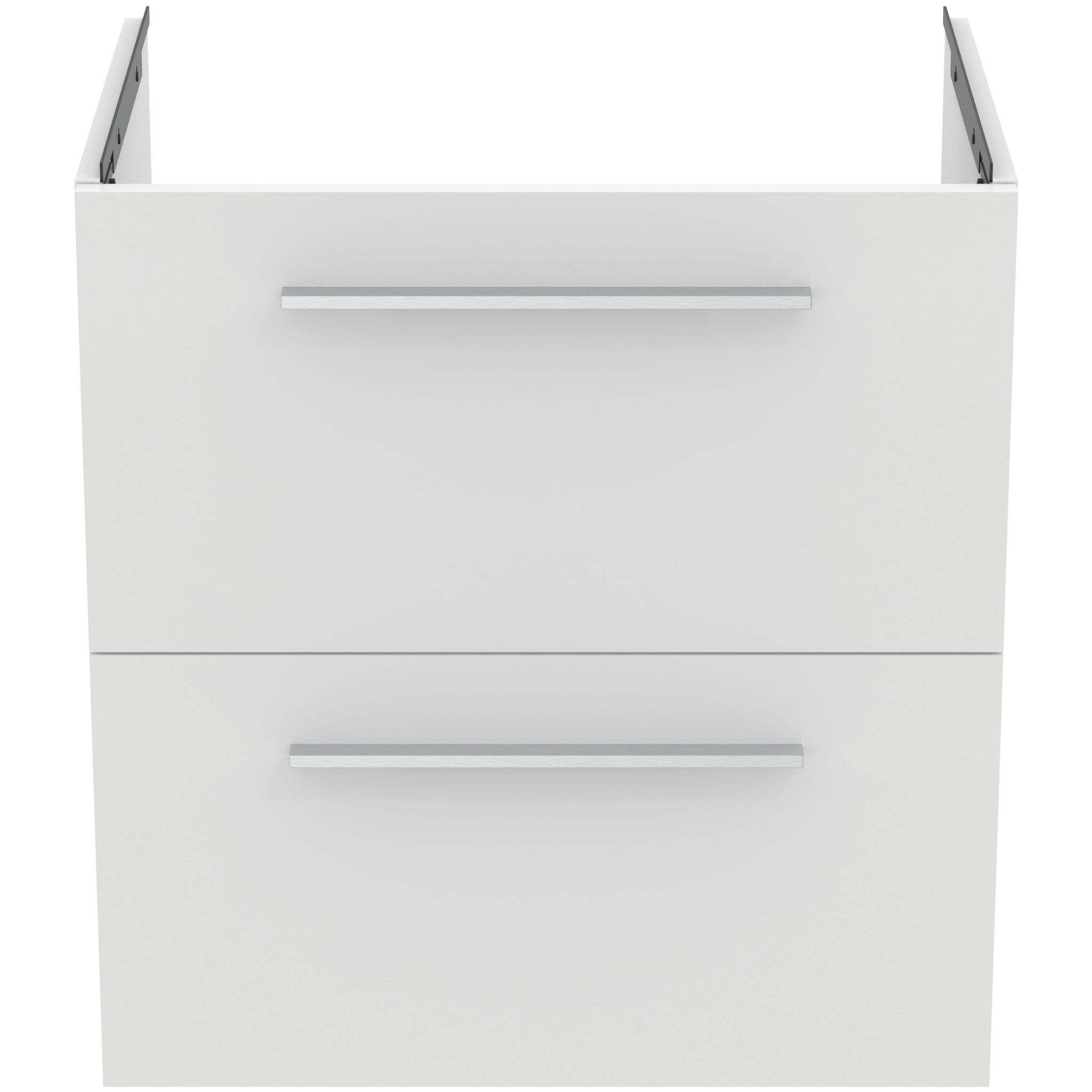 Ideal Standard i.Life A 600mm wall hung vanity unit with 2 drawers (separate handles required), matt white