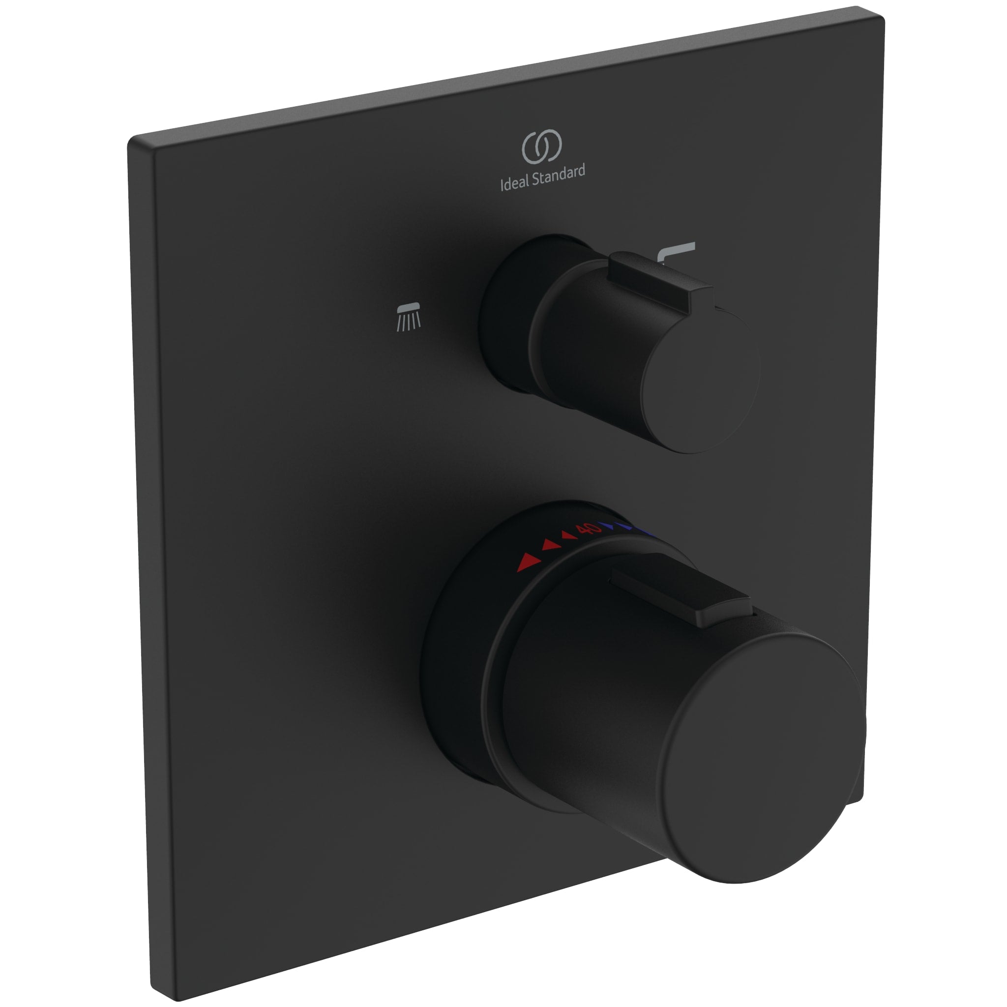 Ideal Standard Ceratherm C100 Built-In Shower Mixer Silk Black