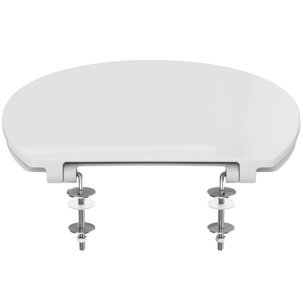 Armitage Shanks Uni toilet seat and cover with metal hinges