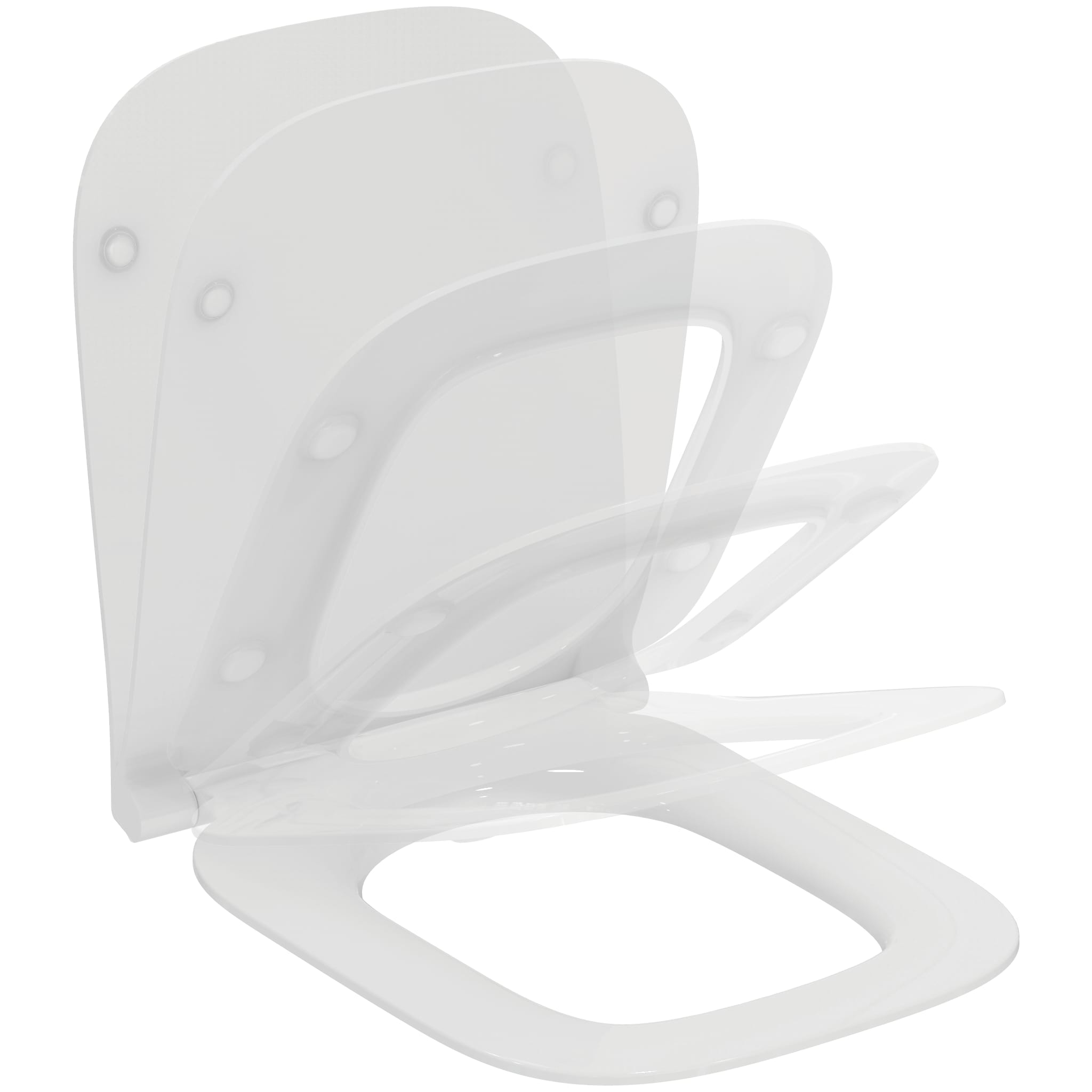 Ideal Standard i.Life B Toilet Seat and Cover, Slim, Slow Close