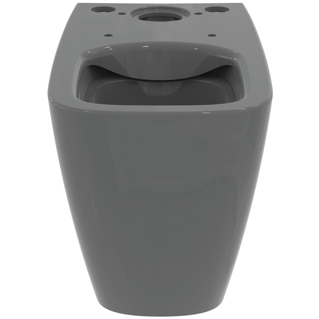 Ideal Standard i.Life B Close Coupled Toilet With RimlS+ Technology, Gloss Grey